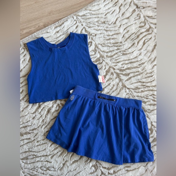 FP Movement Hot Shot Skort Set in blue - Picture 3 of 3